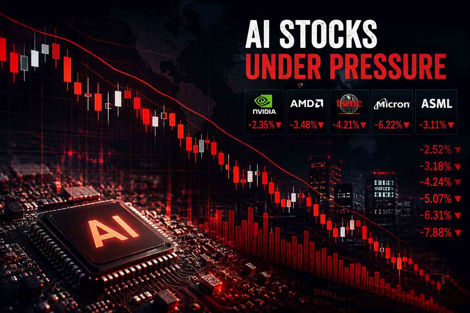 AI Stocks Are Falling — But the Real Test for the AI Boom May Be Just Beginning