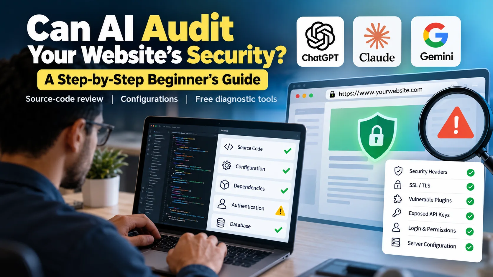 Can ChatGPT, Claude or Gemini Find Your Website’s Security Flaws?