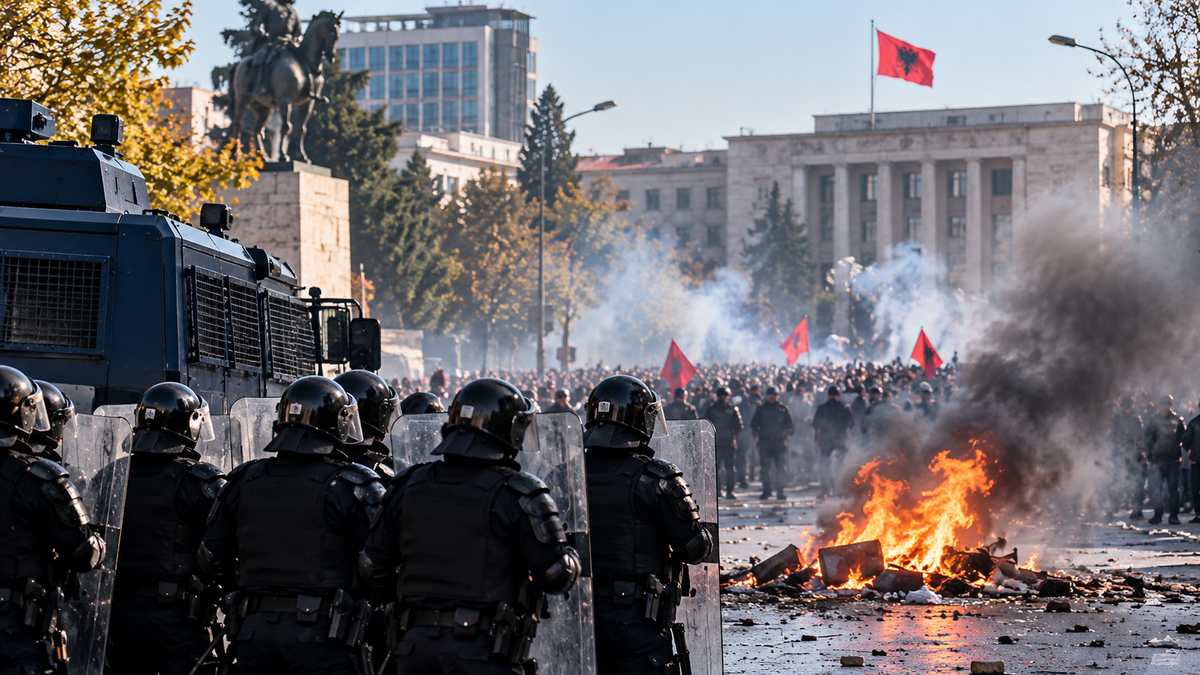 Albania Investigates Police Force as Student Protests Intensify Across Tirana