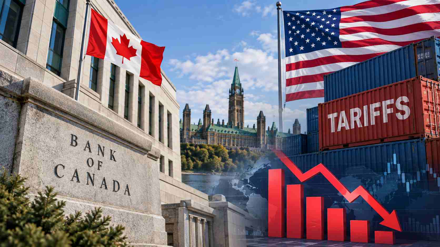 Bank of Canada: U.S. Tariffs Could Cut Q4 Growth Below 1%