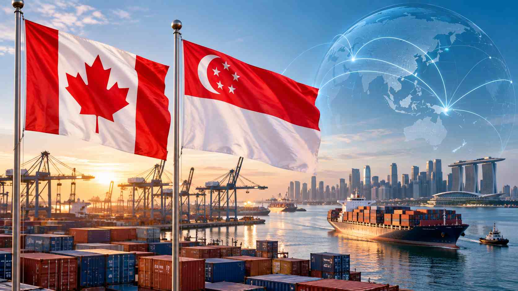 Canada and Singapore Sign New Economic Framework as Trade Ties Expand
