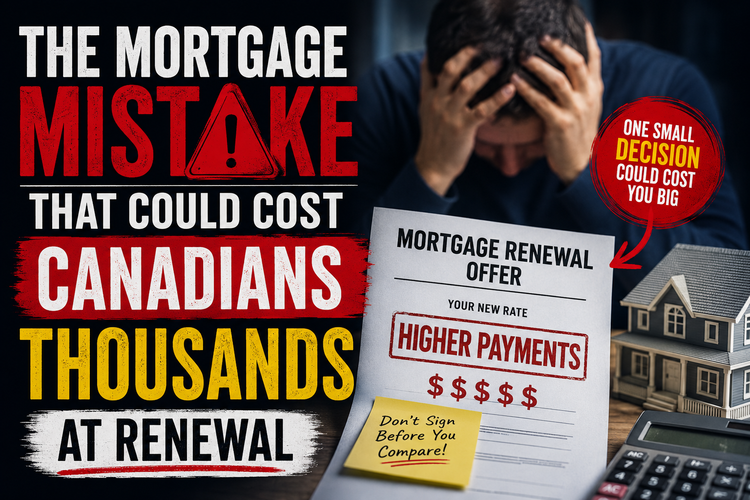 Renewing Your Mortgage? Avoid This Costly Mistake