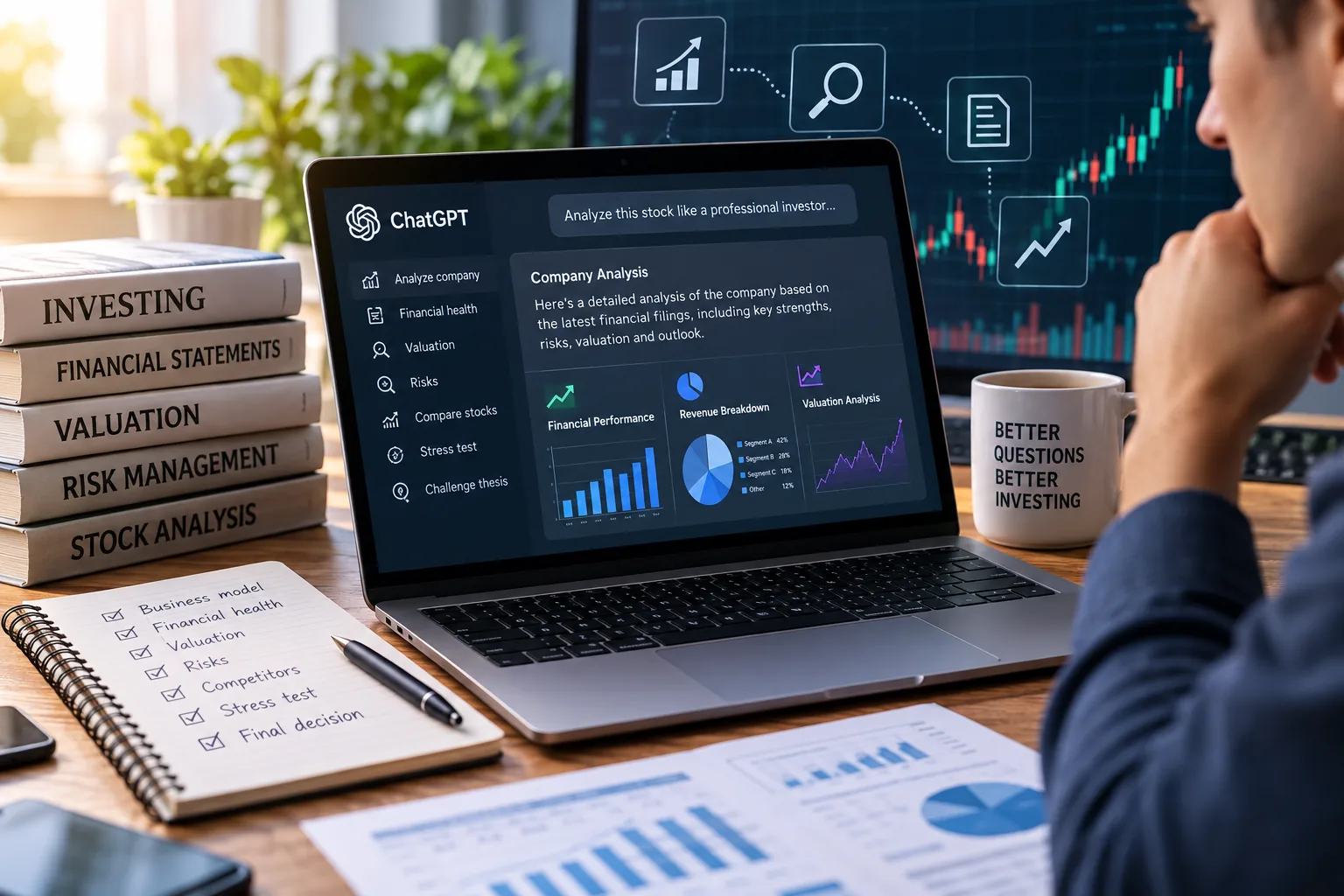 7 ChatGPT Prompts to Research Stocks Like an Analyst