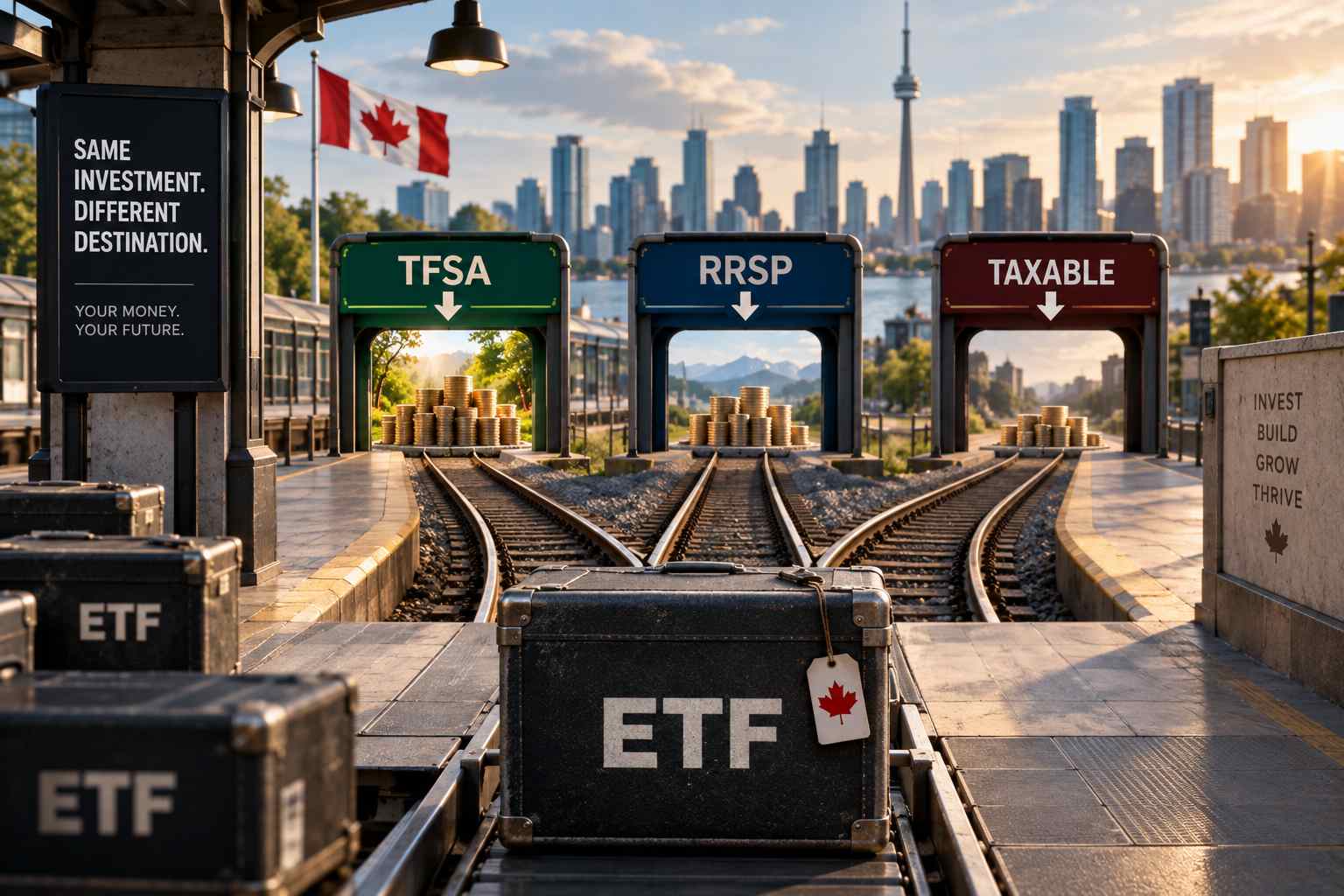 The Hidden ETF Tax Mistake: Why TFSA, RRSP and Taxable Accounts Don’t Produce the Same Return