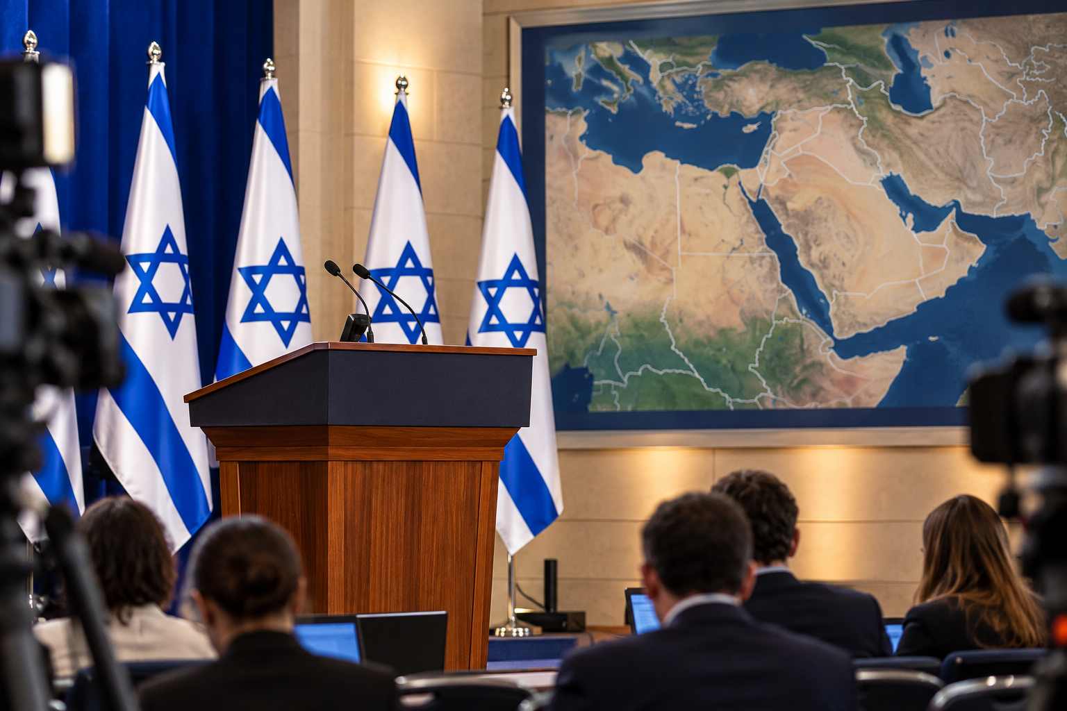 Netanyahu Vows to Topple Iran’s Regime as Trump Backs Israel Before Election