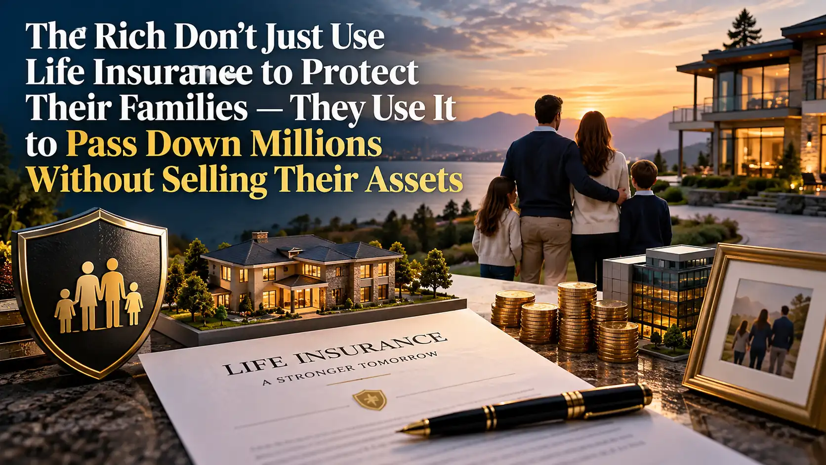 The Rich Don’t Just Use Life Insurance to Protect Their Families — They Use It to Pass Down Millions Without Selling Their Assets