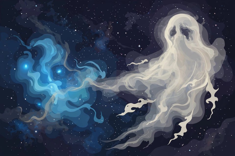 NASA's Halloween Ghost Nebula: A Cosmic Haunting 1,200 Light-Years Away