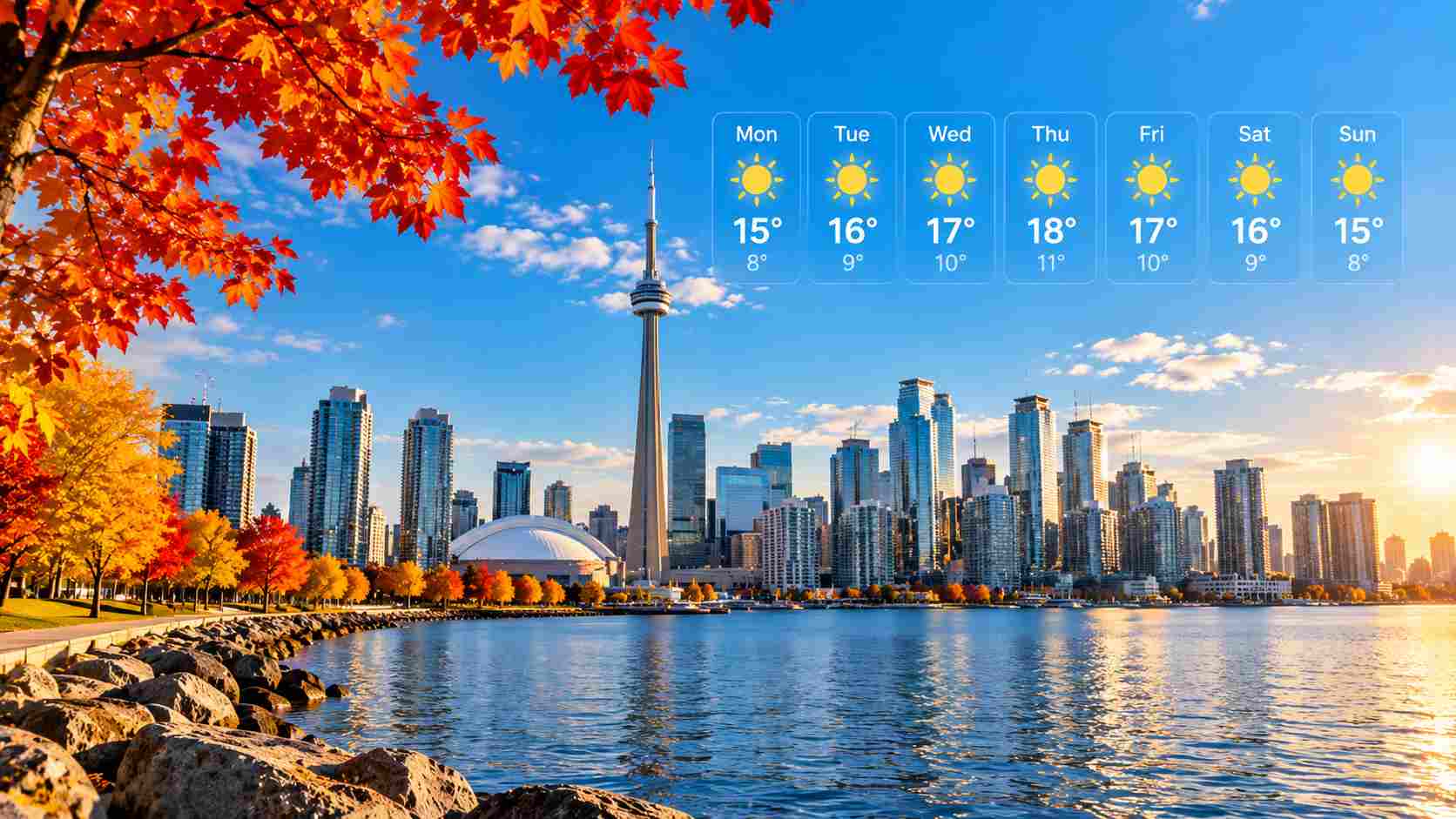 Toronto Weather Forecast: Seven Days of Sunshine? Latest Temperatures and October Updates