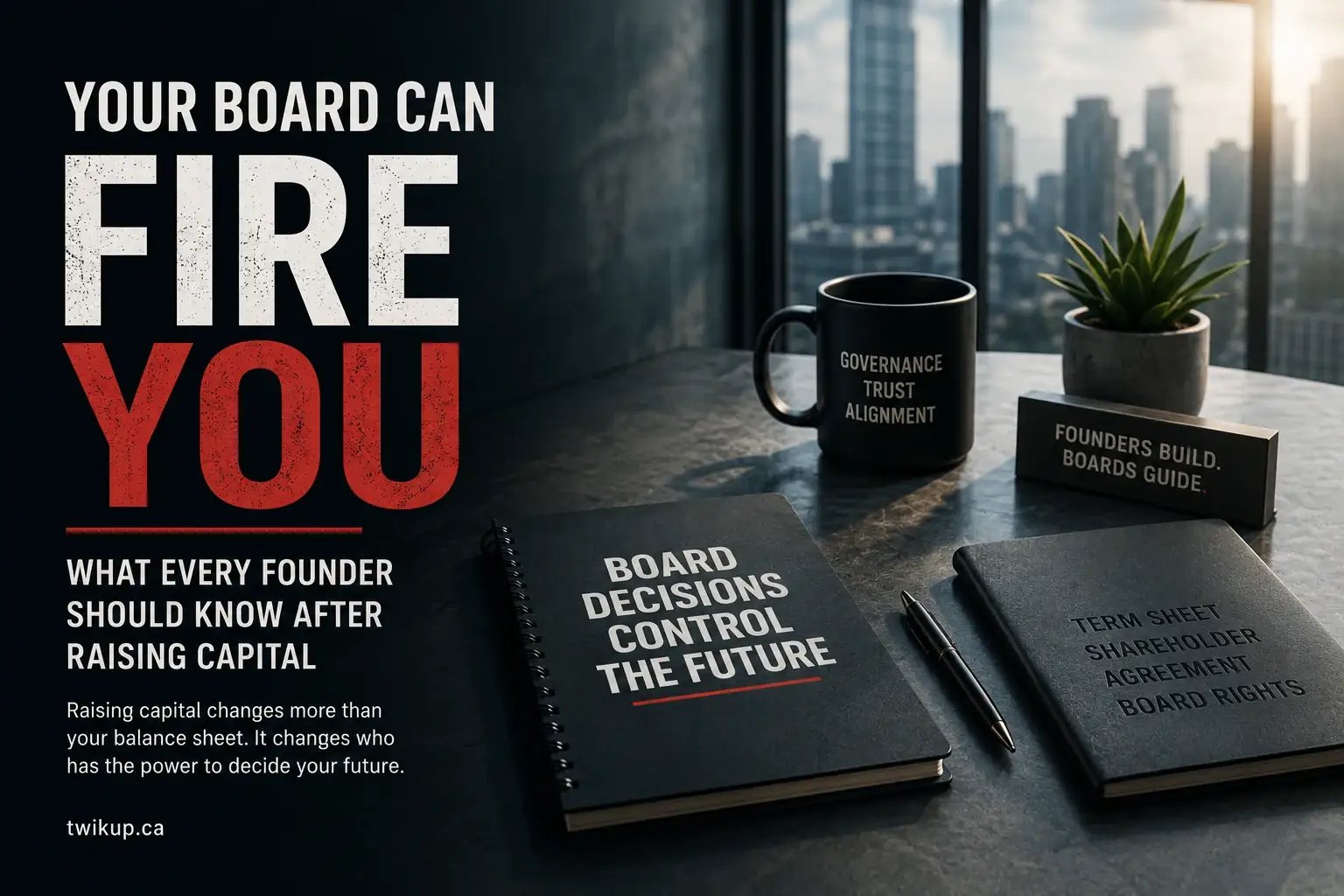 Your Board Can Fire You: What Every Founder Should Know After Raising Capital
