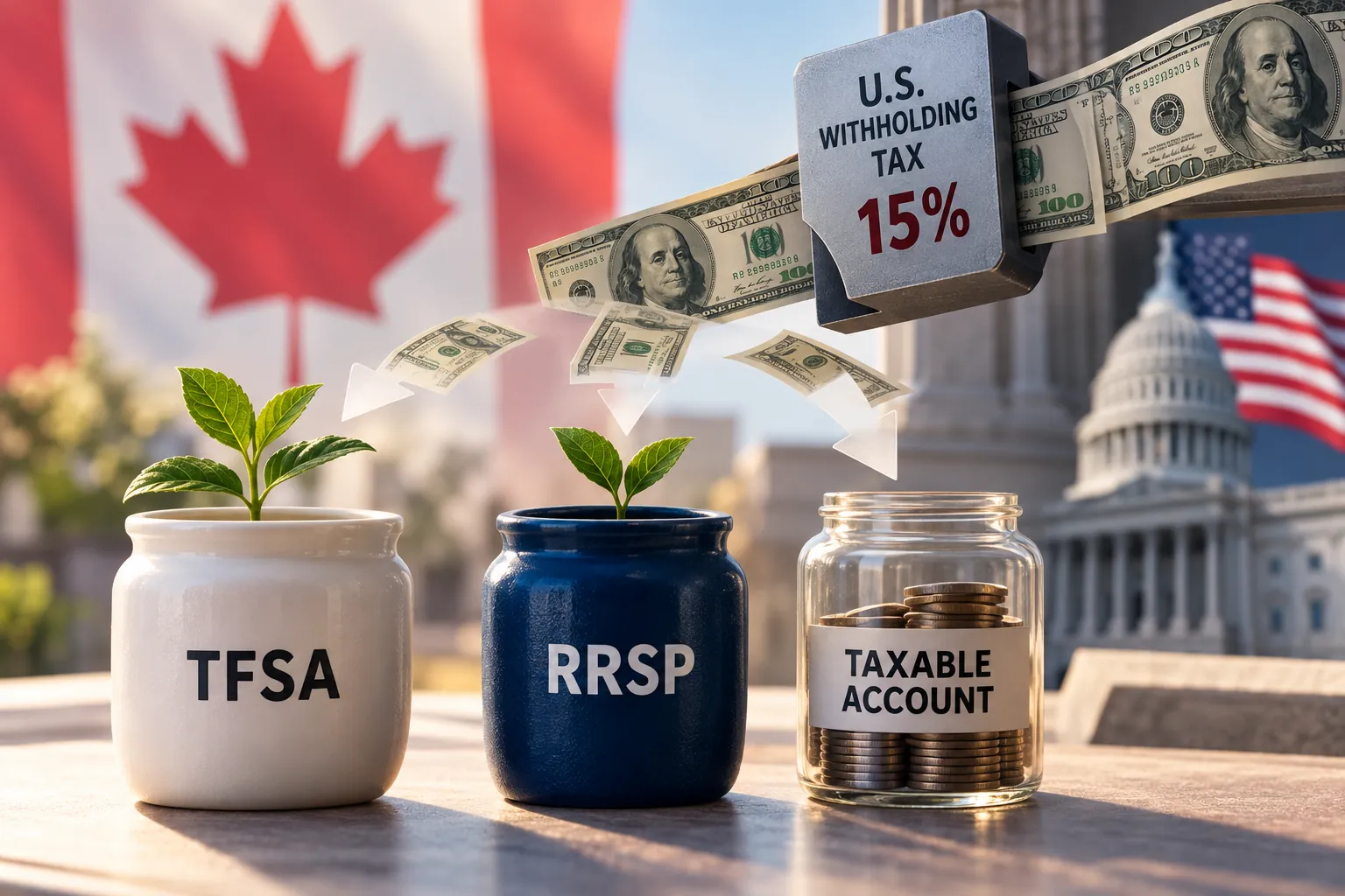 How Foreign Withholding Tax Affects U.S. ETFs in TFSAs, RRSPs and Taxable Accounts