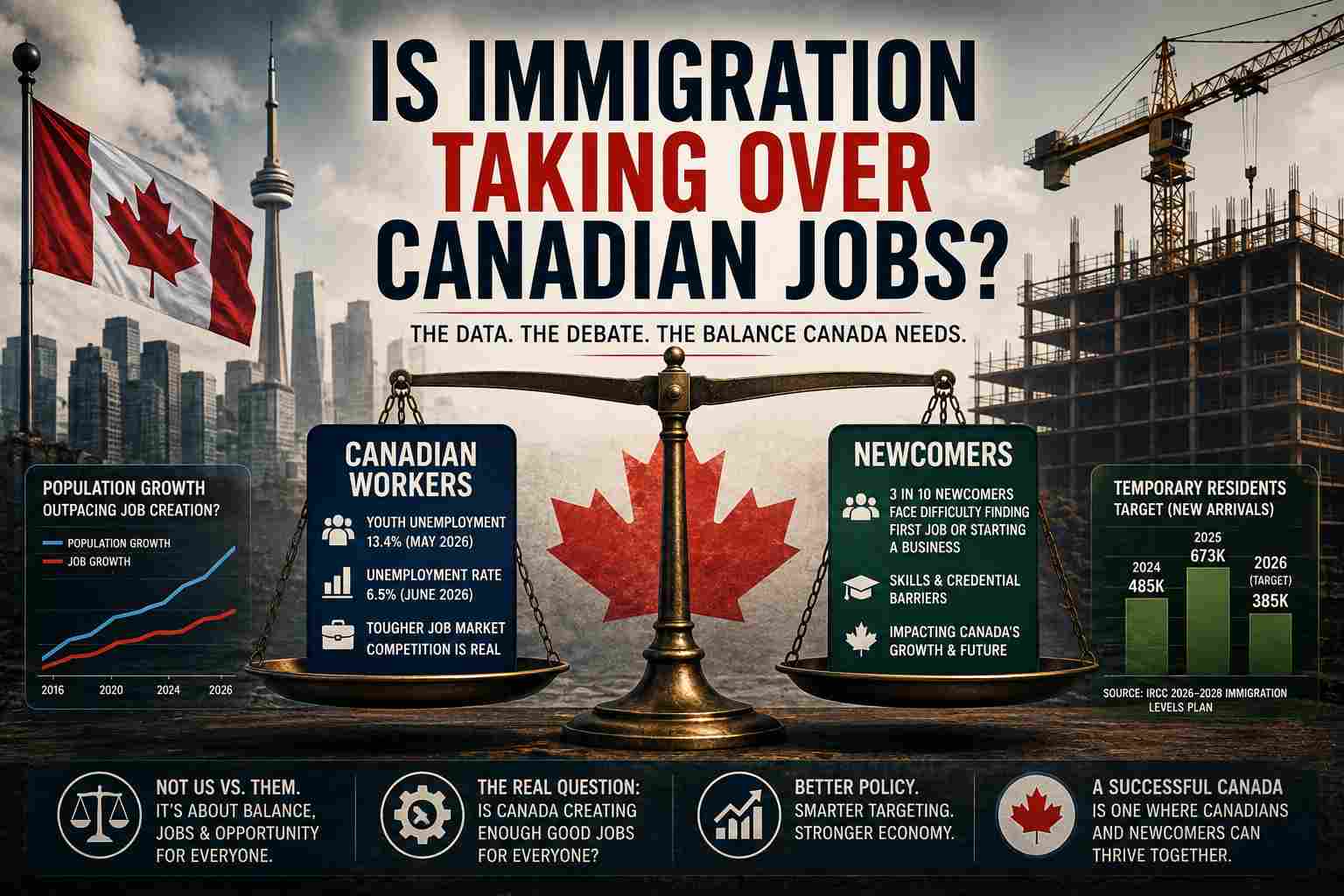 Is Immigration Taking Canadian Jobs? What the Data Actually Says About Canada’s Job Market