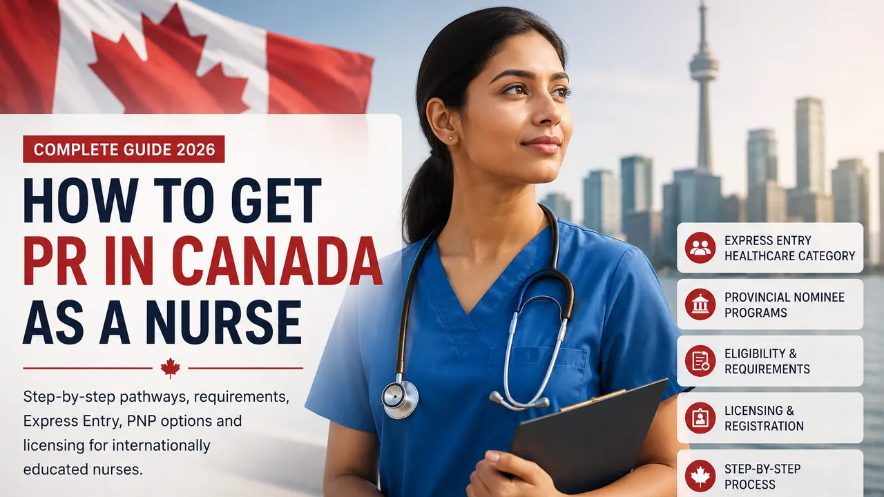 How to Get PR in Canada as a Nurse in 2026: Requirements, Express Entry and PNP Pathways