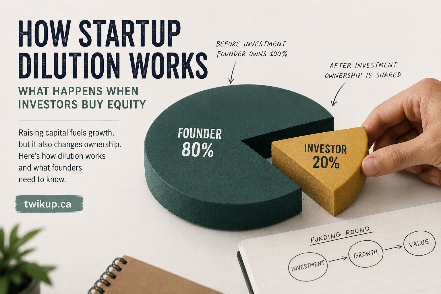 How Startup Dilution Works: What Happens When Investors Buy Equity