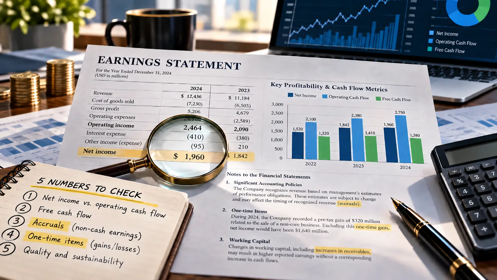 Are a Company’s Profits Real? 5 Numbers Every Investor Should Check