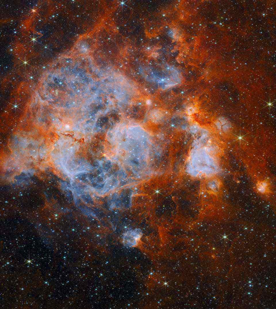Webb's New Picture: A "Turbulent Cauldron" Where Thousands of Stars Are Brewing