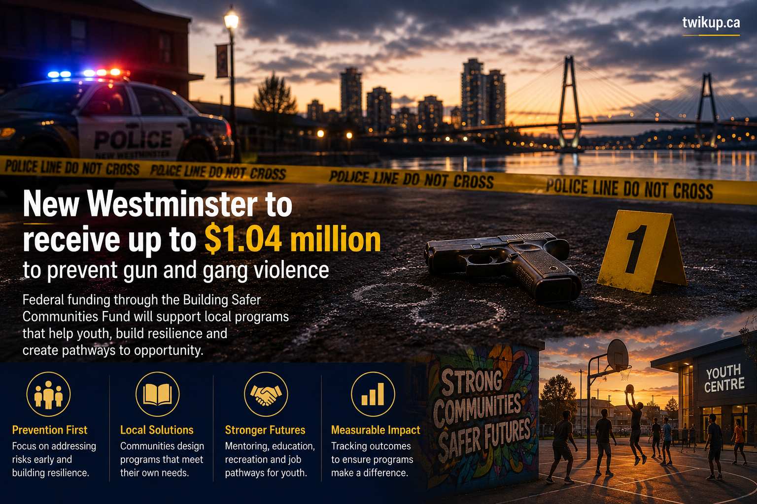 New Westminster Receives $1.04M for Youth-Focused Gun Violence Prevention