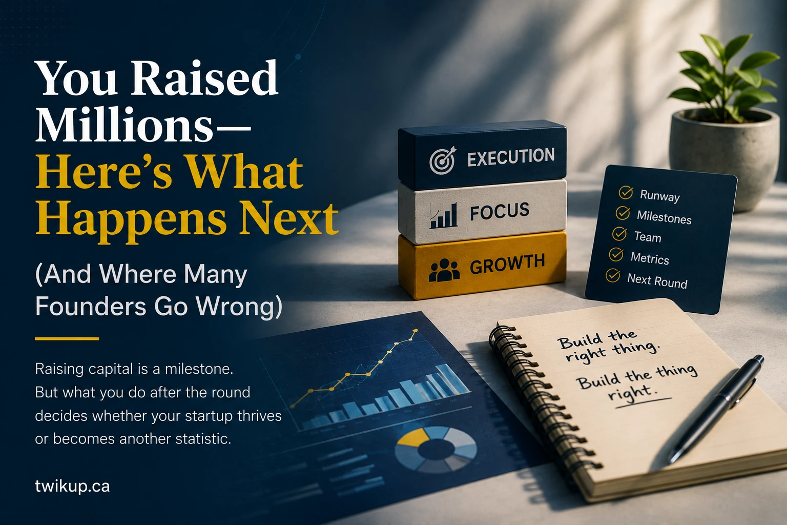 You Raised Millions—Here's What Happens Next And Where Many Founders Go Wrong