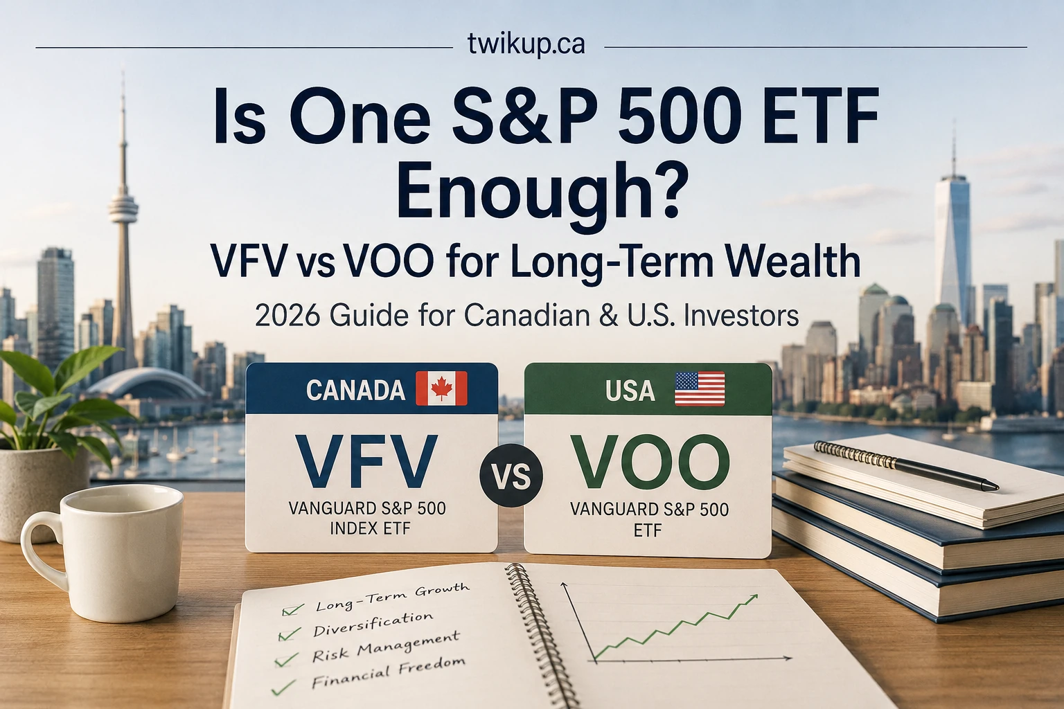 Is One S&P 500 ETF Enough? VFV vs VOO for Long-Term Wealth (2026 Guide for Canadian & U.S. Investors)