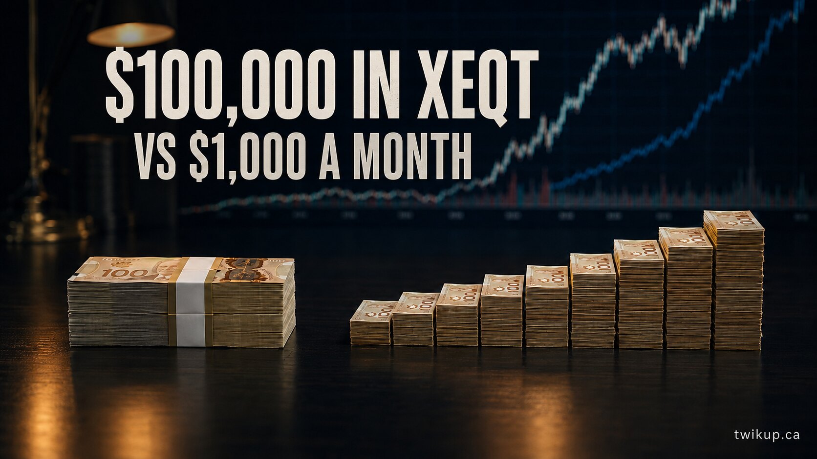 $100,000 Invested Today vs $1,000 a Month for 30 Years: Which Ends With More?